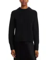 C By Bloomingdale's Cashmere Boxy Cashmere Crewneck Sweater - Exclusive In Black