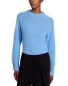 C By Bloomingdale's Cashmere Boxy Cashmere Crewneck Sweater - Exclusive In Blue