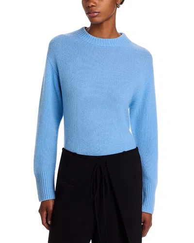 C By Bloomingdale's Cashmere Boxy Cashmere Crewneck Sweater - Exclusive In Blue