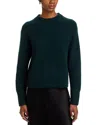 C By Bloomingdale's Cashmere Boxy Cashmere Crewneck Sweater - Exclusive In Green