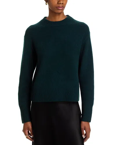 C By Bloomingdale's Cashmere Boxy Cashmere Crewneck Sweater - Exclusive In Green