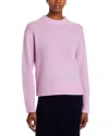 C By Bloomingdale's Cashmere Boxy Cashmere Crewneck Sweater - Exclusive In Purple