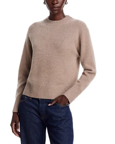 C By Bloomingdale's Cashmere Boxy Cashmere Crewneck Sweater - Exclusive In Brown