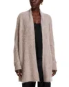 C By Bloomingdale's Cashmere Brushed Long Sleeve Open Front Cardigan - Exclusive In Brown