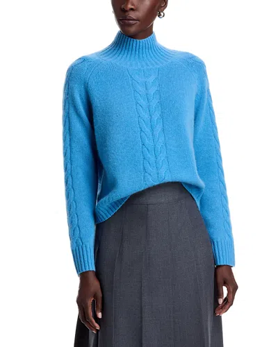 C By Bloomingdale's Cashmere Cable Mock Neck Sweater - Exclusive In Multi