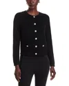 C By Bloomingdale's Cashmere Cashmere Crewneck Cardigan Sweater - Exclusive In Black