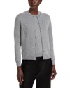 C By Bloomingdale's Cashmere Cashmere Crewneck Cardigan Sweater - Exclusive In Gray