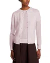 C By Bloomingdale's Cashmere Cashmere Crewneck Cardigan Sweater - Exclusive In Pink