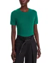 C By Bloomingdale's Cashmere Cashmere Crewneck Sweater - Exclusive In Green