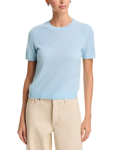C By Bloomingdale's Cashmere Cashmere Crewneck Sweater - Exclusive In Blue