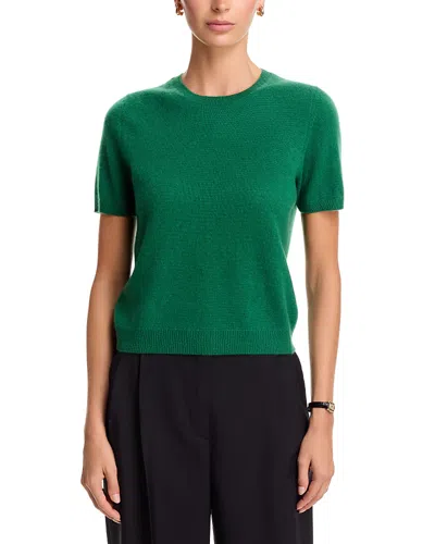 C By Bloomingdale's Cashmere Cashmere Crewneck Sweater - Exclusive In Green