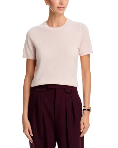 C By Bloomingdale's Cashmere Cashmere Crewneck Sweater - Exclusive In Pink