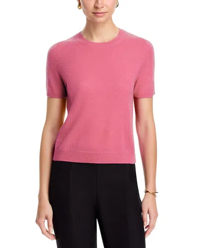C By Bloomingdale's Cashmere Cashmere Crewneck Sweater - Exclusive In Pink