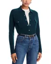 C By Bloomingdale's Cashmere Cashmere Polo Sweater - Exclusive In Green