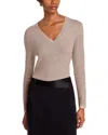C By Bloomingdale's Cashmere Cashmere V Neck Sweater - Exclusive In Nude