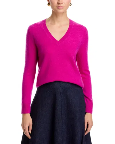 C By Bloomingdale's Cashmere Cashmere V Neck Sweater - Exclusive In Multi