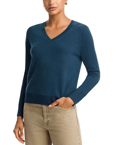 C By Bloomingdale's Cashmere Cashmere V Neck Sweater - Exclusive In Multi