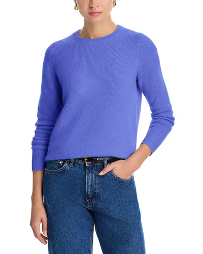 C By Bloomingdale's Cashmere Crewneck Sweater - Exclusive In Blue