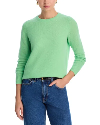 C By Bloomingdale's Cashmere Crewneck Sweater - Exclusive In Green