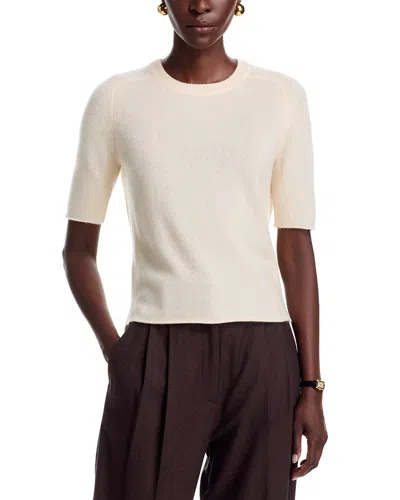 C By Bloomingdale's Cashmere Crewneck T Shirt Cashmere Sweater, Exclusive In Neutral