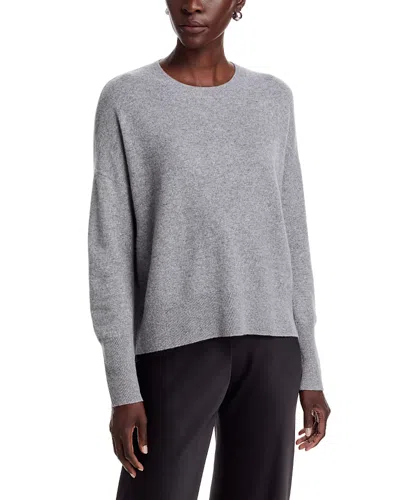 C By Bloomingdale's Cashmere Drop Shoulder Crewneck Cashmere Sweater - Exclusive In Gray