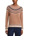 C By Bloomingdale's Cashmere Fairisle Crewneck Sweater - Exclusive In Multi