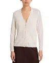 C By Bloomingdale's Cashmere Grandmother Cashmere V Neck Cardigan Sweater - Exclusive In White