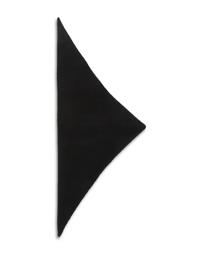 C By Bloomingdale's Cashmere Knit Triangle Scarf - Exclusive In Black
