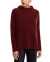 C By Bloomingdale's Cashmere Mock Neck Brushed Cashmere Sweater - Exclusive In Brown