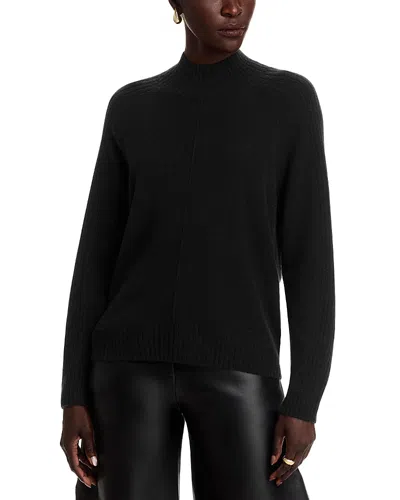 C By Bloomingdale's Cashmere Mock Neck Sweater - Exclusive In Black