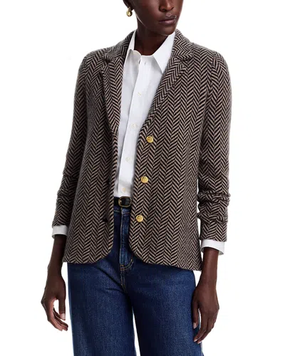 C By Bloomingdale's Cashmere Notch Lapel Cashmere Blazer - Exclusive In Multi
