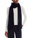 C By Bloomingdale's Cashmere Oversized Knit Scarf - Exclusive In Black