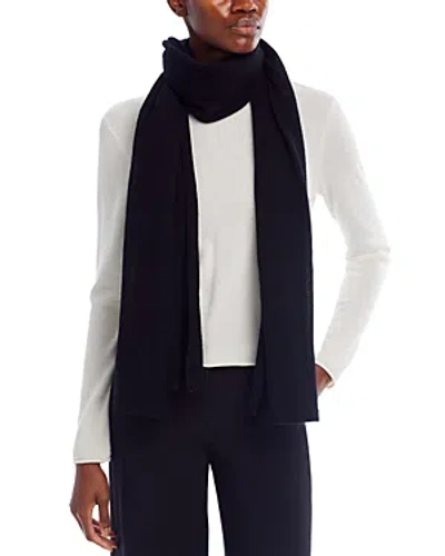 C By Bloomingdale's Cashmere Oversized Knit Scarf - Exclusive In Black