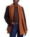 C By Bloomingdale's Cashmere Oversized Knit Scarf - Exclusive In Brown