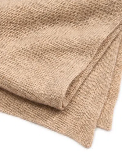 C By Bloomingdale's Cashmere Oversized Knit Scarf - Exclusive In Brown
