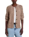 C By Bloomingdale's Cashmere Pointelle Cardigan - Exclusive In Brown