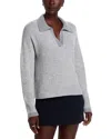C By Bloomingdale's Cashmere Polo Neck Long Sleeve Pullover - Exclusive In Gray