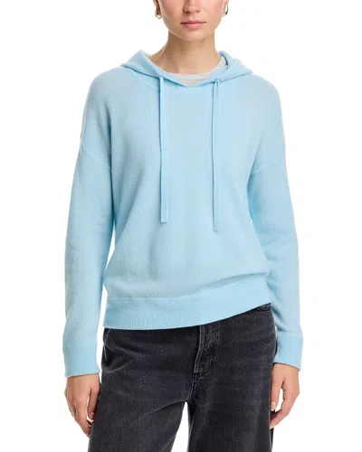 C By Bloomingdale's Cashmere Pullover Cashmere Hoodie - Exclusive In Blue