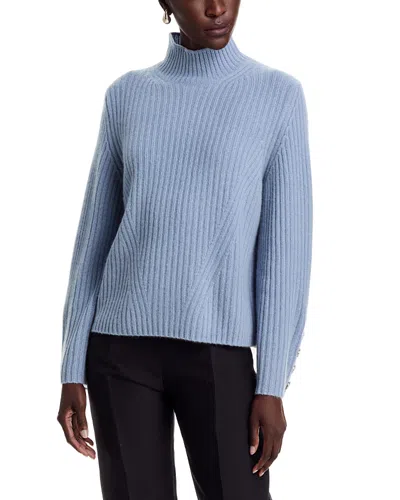 C By Bloomingdale's Cashmere Rib Knit Bell Sleeve Turtleneck Sweater - Exclusive In Multi
