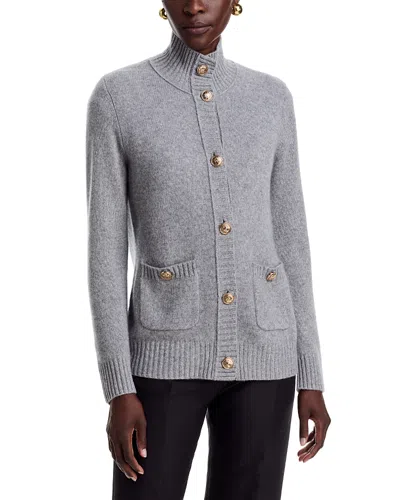 C By Bloomingdale's Cashmere Rib Knit Cardigan - Exclusive In Gray