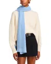 C By Bloomingdale's Cashmere Rib Knit Scarf - Exclusive In Blue