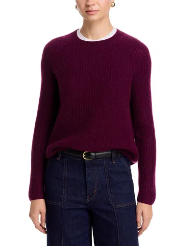 C By Bloomingdale's Cashmere Shaker Stitch Raglan Sweater - Exclusive In Brown
