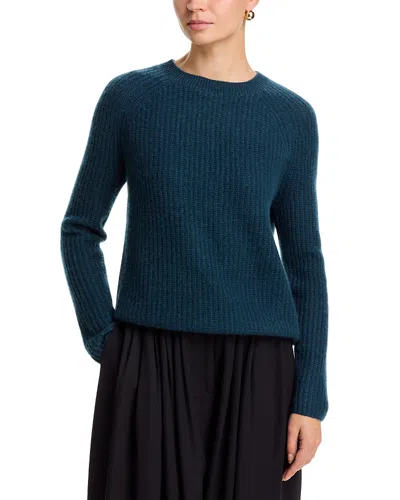 C By Bloomingdale's Cashmere Shaker Stitch Raglan Sweater - Exclusive In Green