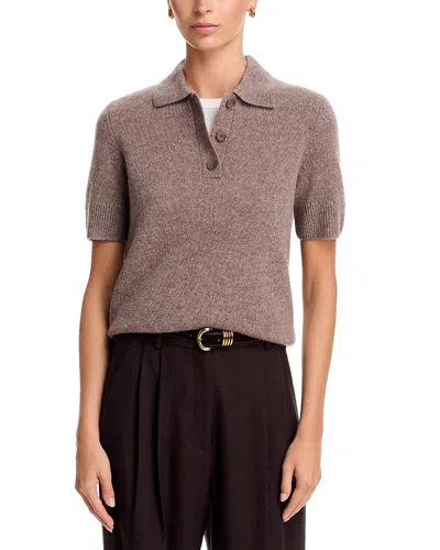 C By Bloomingdale's Cashmere Short Sleeve Polo Cashmere Sweater, Exclusive In Multi