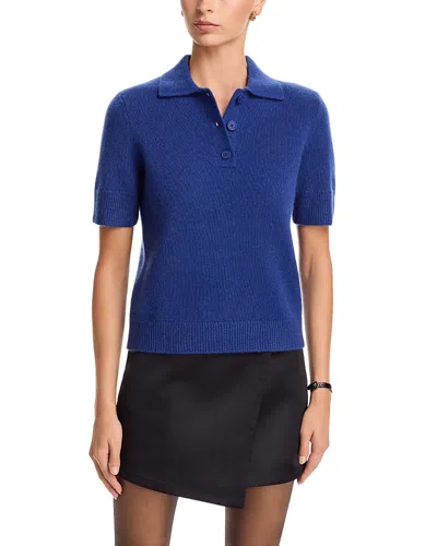 C By Bloomingdale's Cashmere Short Sleeve Polo Cashmere Sweater, Exclusive In Multi
