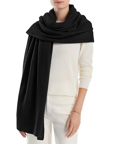 C By Bloomingdale's Cashmere Travel Wrap - Exclusive In Black