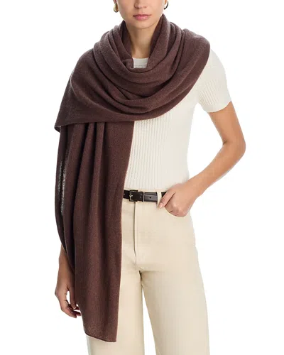 C By Bloomingdale's Cashmere Travel Wrap - Exclusive In Brown