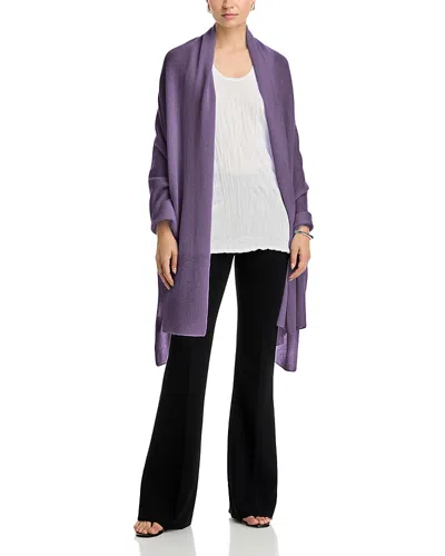 C By Bloomingdale's Cashmere Travel Wrap - Exclusive In Purple