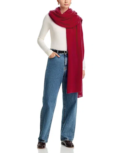 C By Bloomingdale's Cashmere Travel Wrap - Exclusive In Red