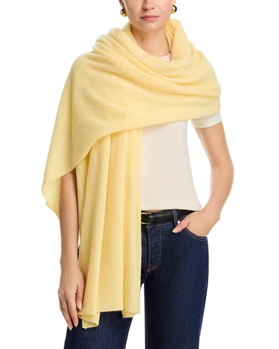 C By Bloomingdale's Cashmere Travel Wrap - Exclusive In Yellow